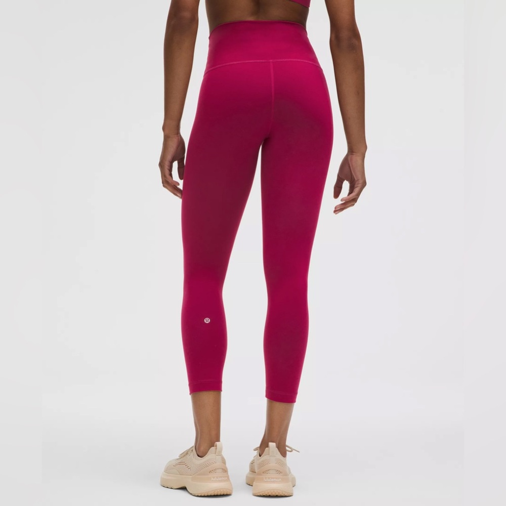 Lululemon Wunder Train Leggings Pomegranate Size 6